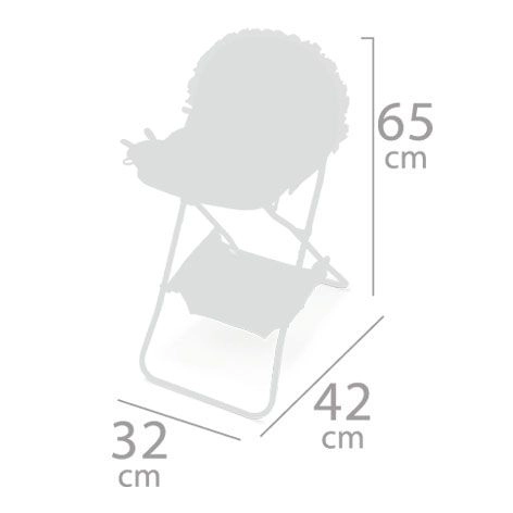 DeCuevas 53241 Chaise haute pliante pour poupées avec accessoires Ocean Fantasy 2021