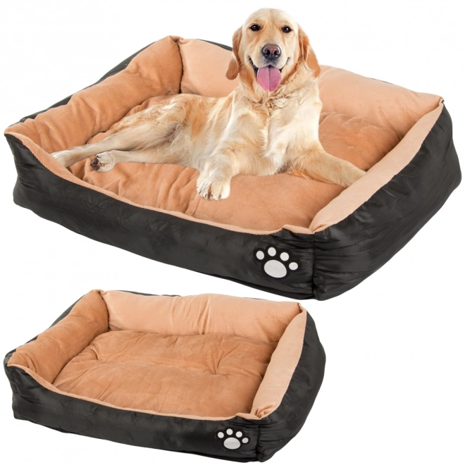 Lit en peluche pour chiens et chats avec coussin confortable