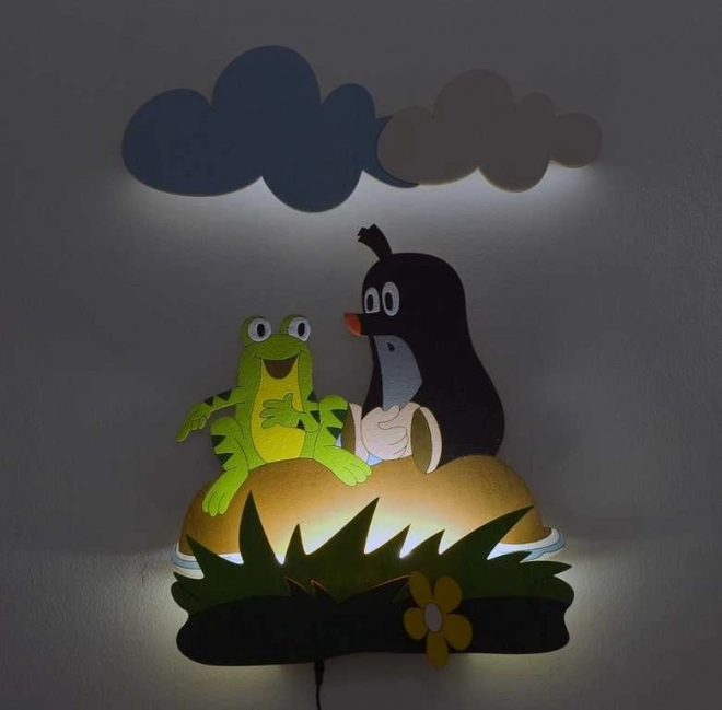 Lampe LED pour enfants La Petite Taupe et la Grenouille