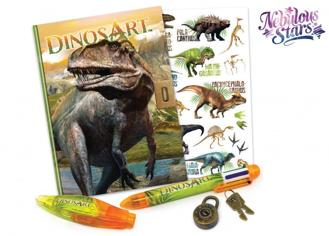 Carnet DinosArt avec cadenas
