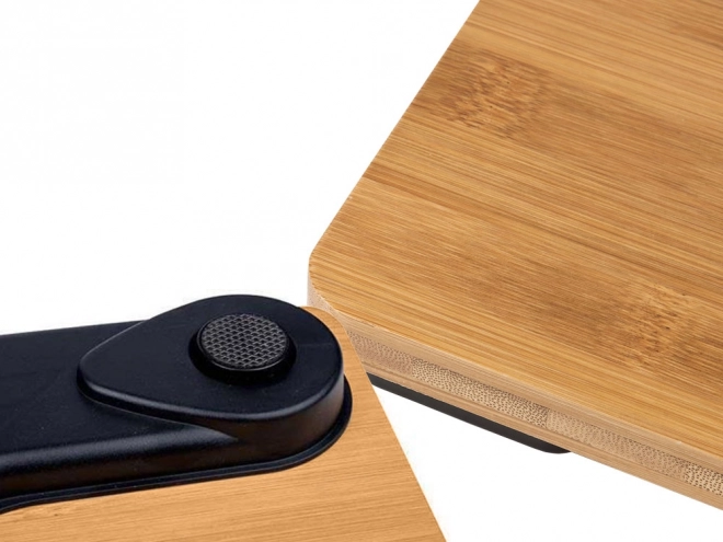 Balance numérique en bambou électronique jusqu'à 180 kg