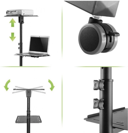 Hauteur et inclinaison réglables