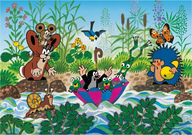 Puzzle de la croisière de Krtek 100 pièces