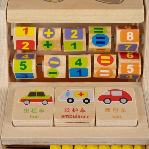 Armoire éducative en bois Kruzzel