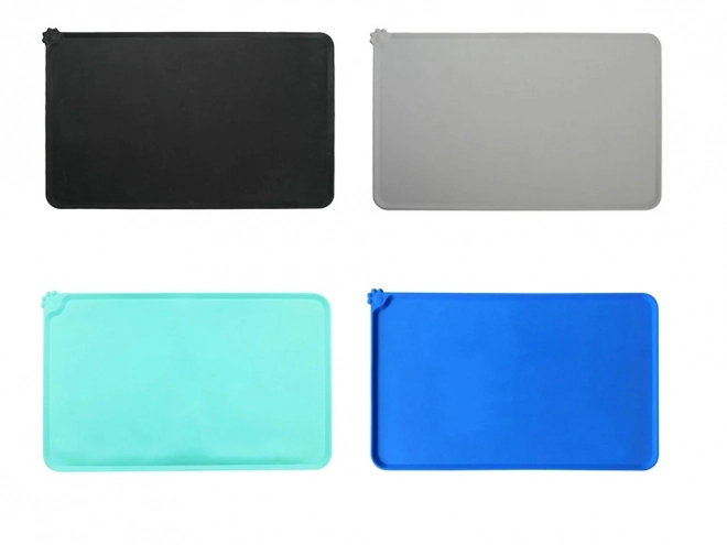 Tapis antidérapant en silicone imperméable pour bols pour chiens et chats