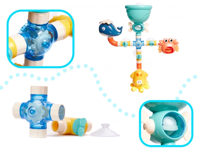 Robinet magique pour la baignoire - créatures marines