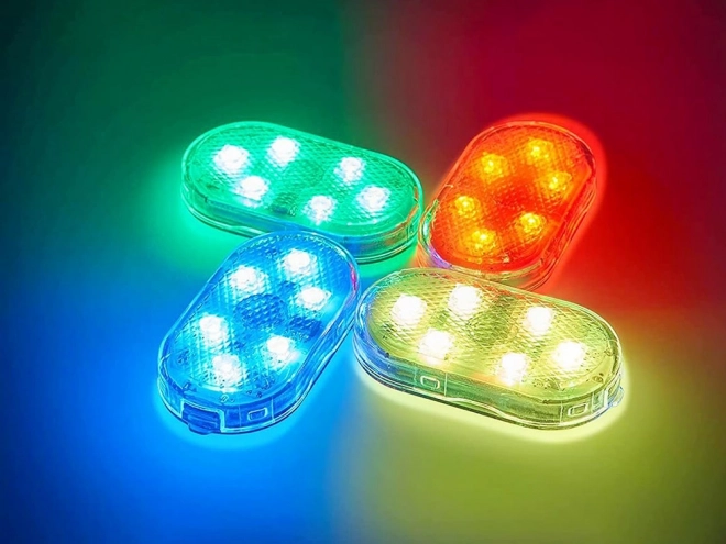 Éclairage LED RGB intérieur de voiture - accessoire sans fil