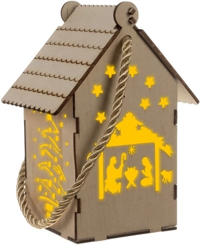 Lanterne d’Avent en bois