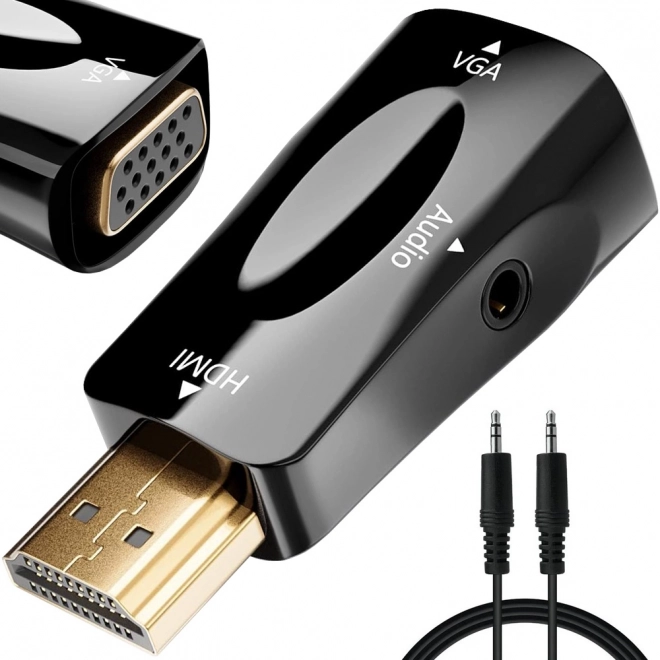 Convertisseur de HDMI vers VGA avec sortie audio