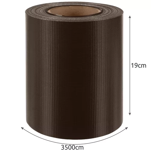 Ruban de clôture 19cmx35m 450g/m2 marron 23702