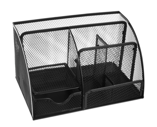 organisateur noir pour bureau