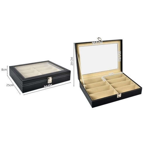 Organisateur pour lunettes 8 compartiments