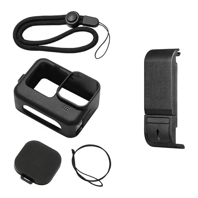 Coque en silicone de protection PULUZ pour GoPro Hero 9/10/11/12 (noire)