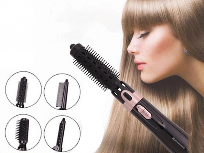 Sèche-cheveux brosse boucleur ensemble 4 en 1