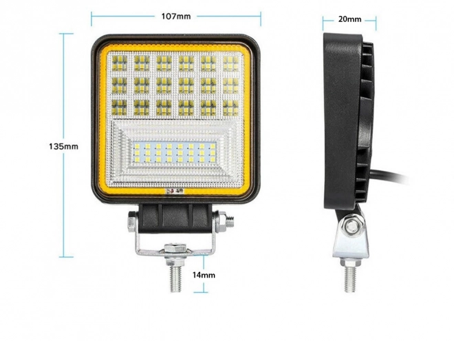 Lampe de travail LED CREE 126W