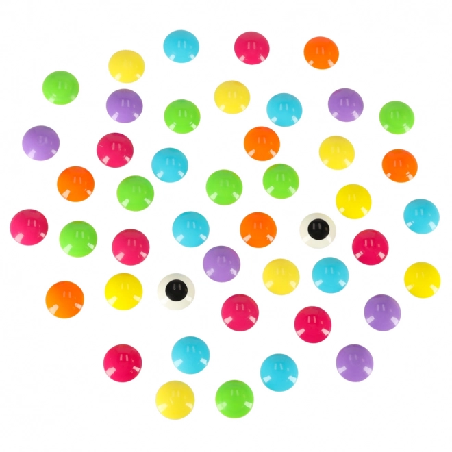 Mosaïque à boutons colorés