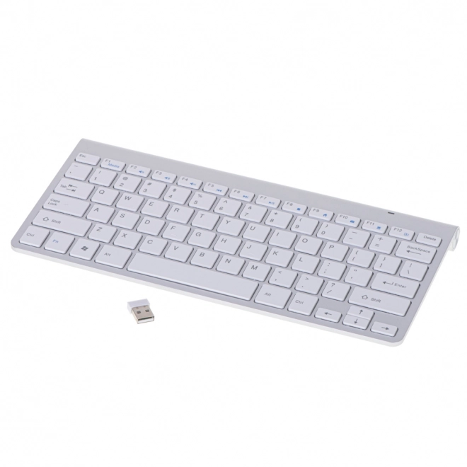 Clavier sans fil pour Smart TV argenté