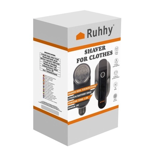 Ruhhy rasoir électrique à batterie pour vêtements 24270