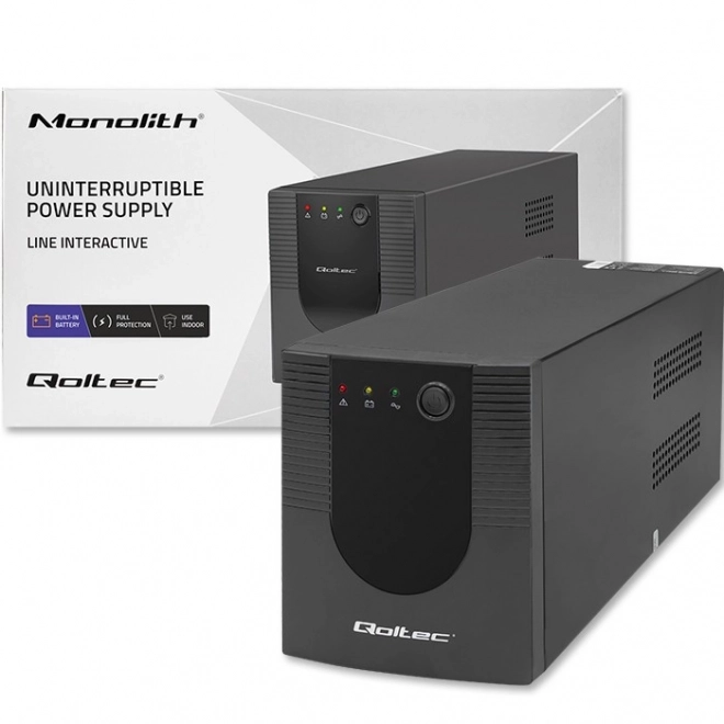 Source d’alimentation de secours UPS Qoltec 2000VA 1200W