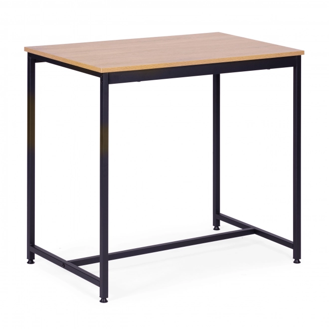 Ensemble de meubles : table et 2 chaises en métal et MDF