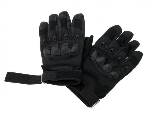 Gants militaires tactiques avec protection des articulations L noir