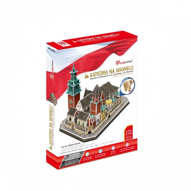 Puzzle 3D Cathédrale de Wawel 101 pièces