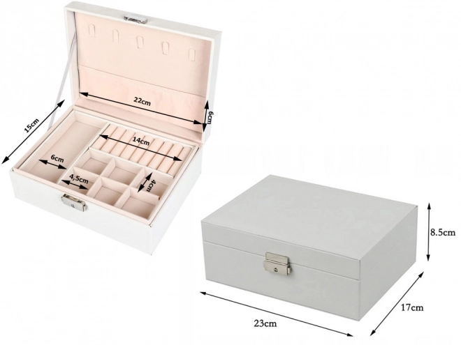 Organiseur/boîte à bijoux - élégant coffret