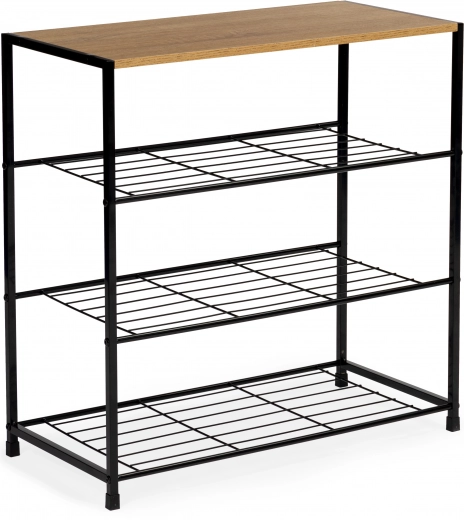 Trois grilles métalliques pour jusqu’à 12 paires de chaussures