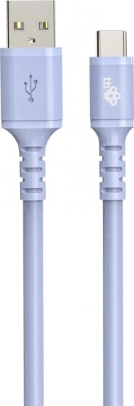 Câble USB-C USB en silicone 1 m violet
