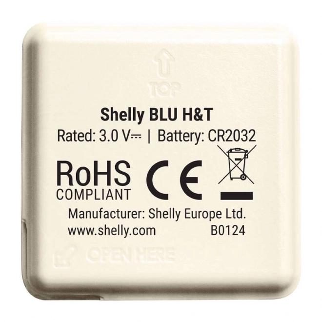 Capteur d'humidité et de température Shelly BLU H&T