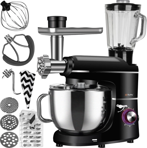 Mixeur de cuisine robotisé 3 en 1 avec blender et hachoir à viande 2200W