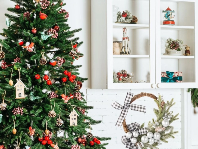Couronne décorative de Noël pour porte et mur