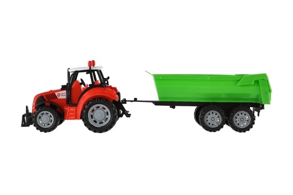Tracteur avec remorque pour enfants