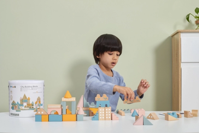 Jeu de construction en bois 50 pcs