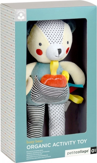 Doudou doux en coton bio certifié GOTS