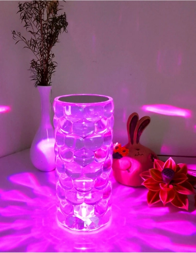 Effet lumineux cristallin magique