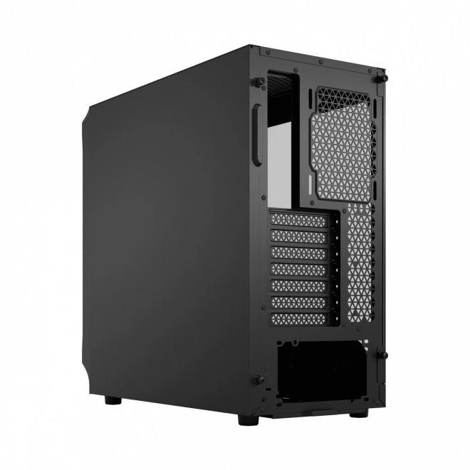 boîtier informatique noir avec panneau latéral transparent