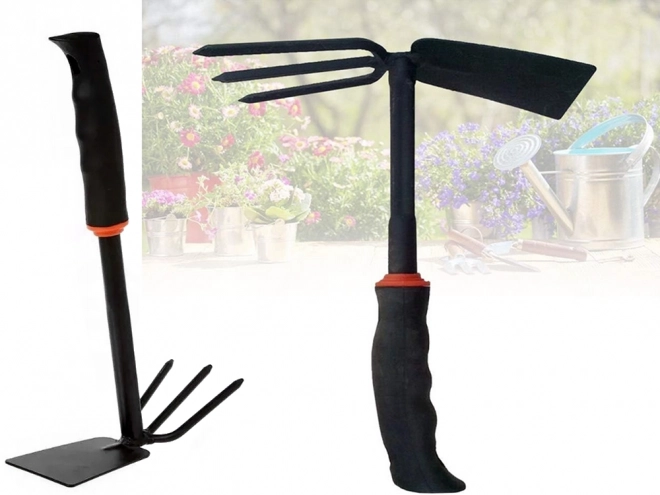 Motyk oboustranné de jardin avec griffe
