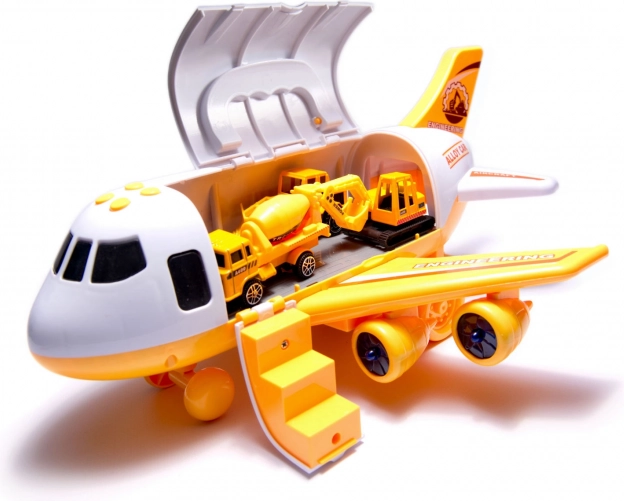 Avion ouvrant avec rampe et espace de rangement