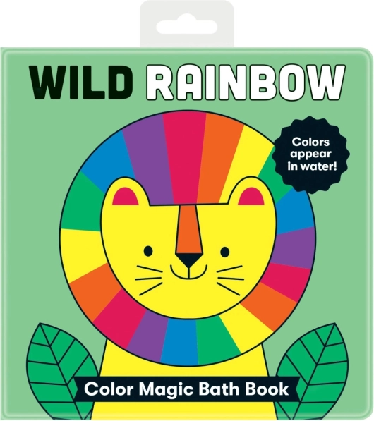 Mudpuppy livre de bain jungle arc-en-ciel