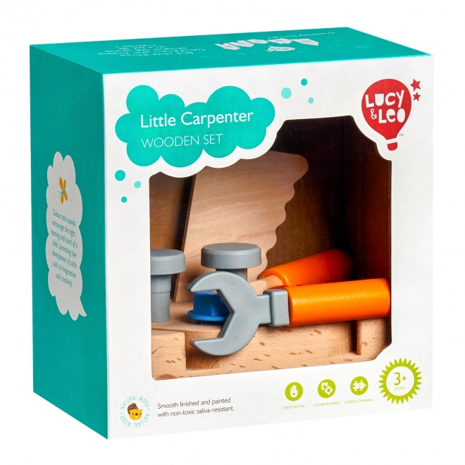 Lucy & Leo Petit charpentier - ensemble d'outils en bois