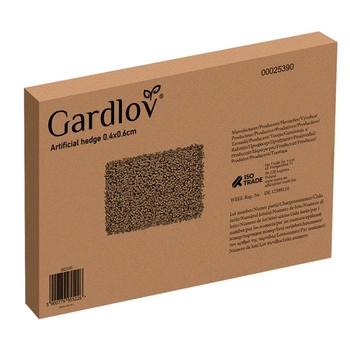 Clôture artificielle Gardlov panneau vert 60x40 cm pour balcon et jardin