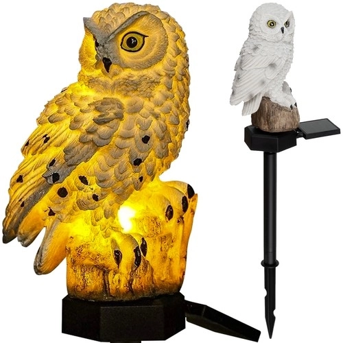 Lampe de jardin solaire - chouette Gardlov 23847
