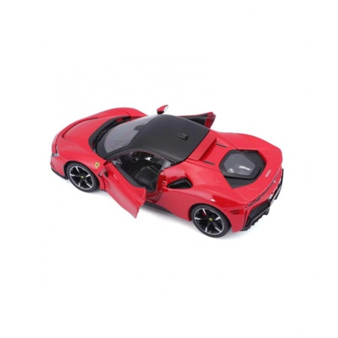 Bburago 1:24 Ferrari Top SF90 Stradale Rouge