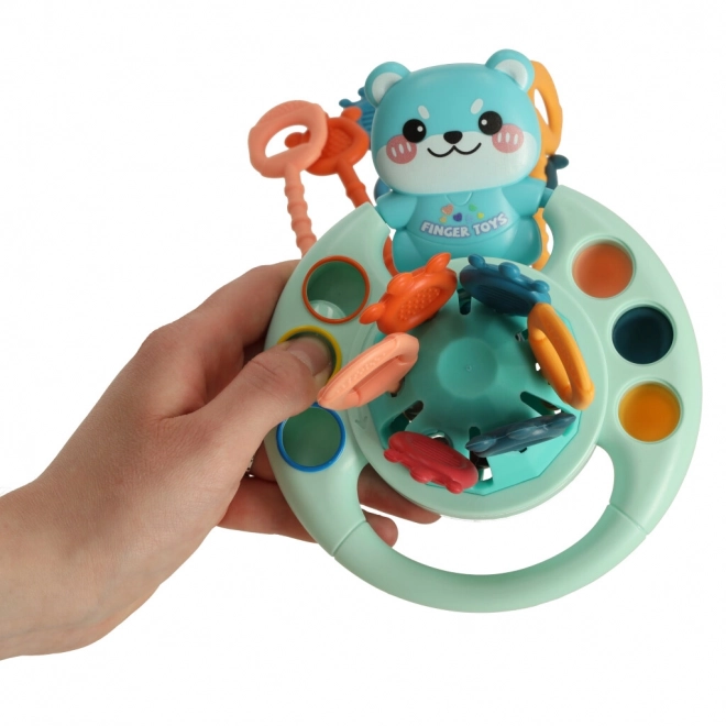 Anneau de dentition sensoriel Montessori pour bébés