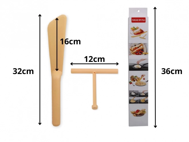 Spatule et rouleau à crêpes