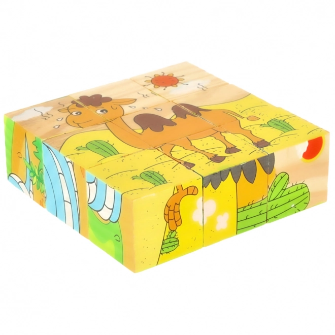 Puzzle en bois Safari 3D