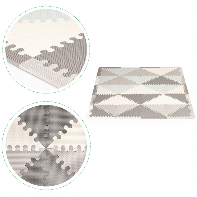 Tapis éducatif en mousse puzzle EVA 20 pièces 127x157 cm