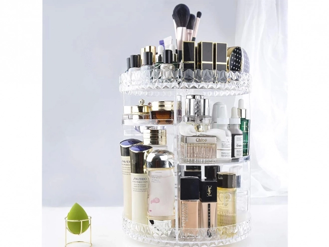 Organisateur pivotant pour cosmétiques et bijoux