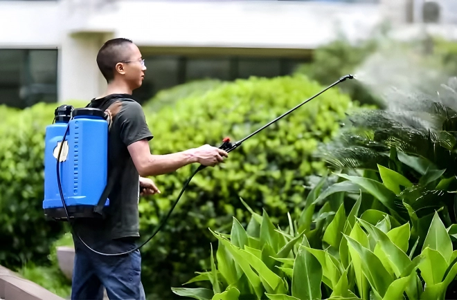 Pulvérisateur à pression jardin 16L avec bretelles réglables